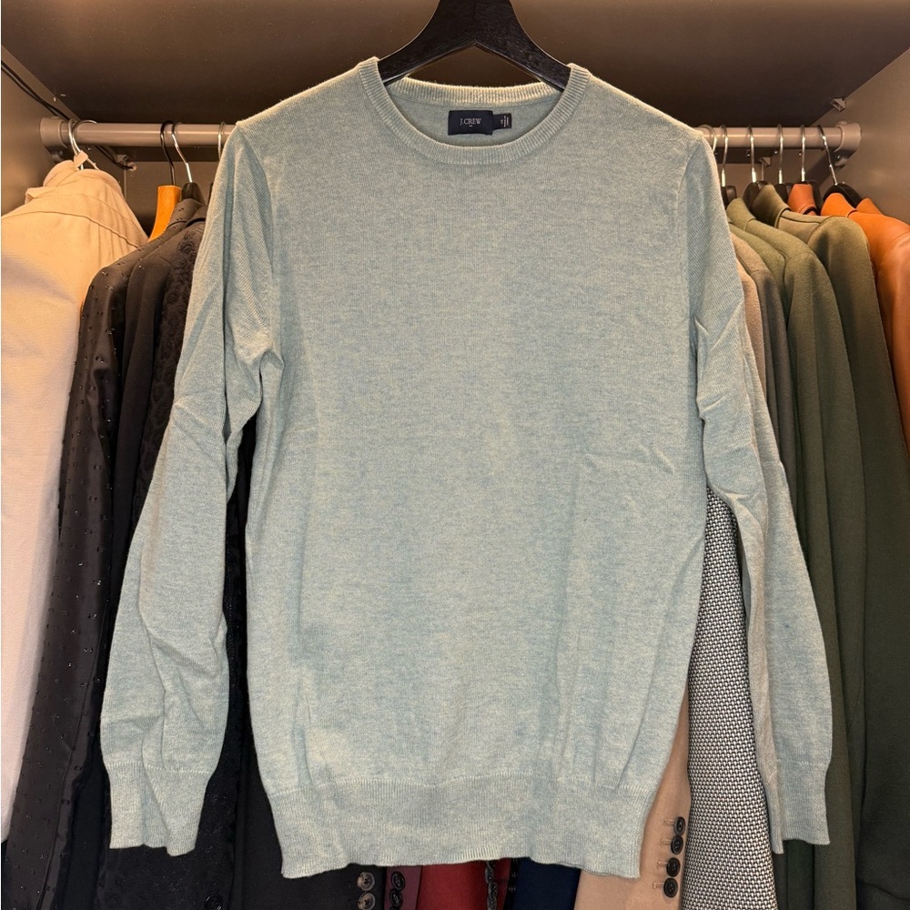 Men’s J.Crew Cotton-Merino Wool Blend Crewneck Sweater